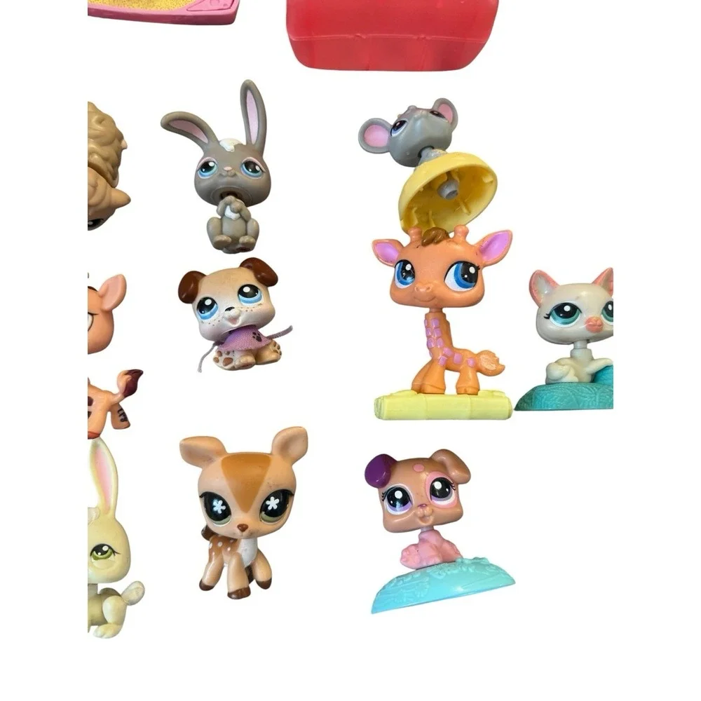 Y2K Vintage Kid's LPS Littlest Pet Shop Hasbro LARGE TOY LOT - 1st Gen